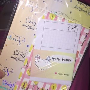 Happie scrappie paper and diecuts